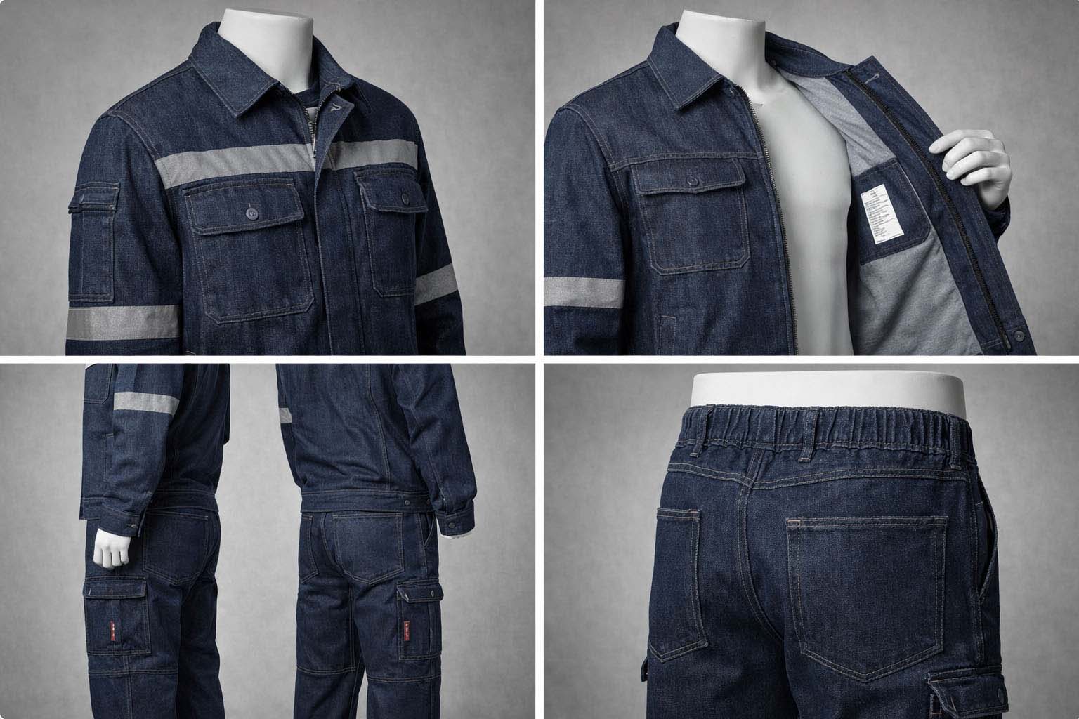 quần áo bảo hộ chất liệu jean