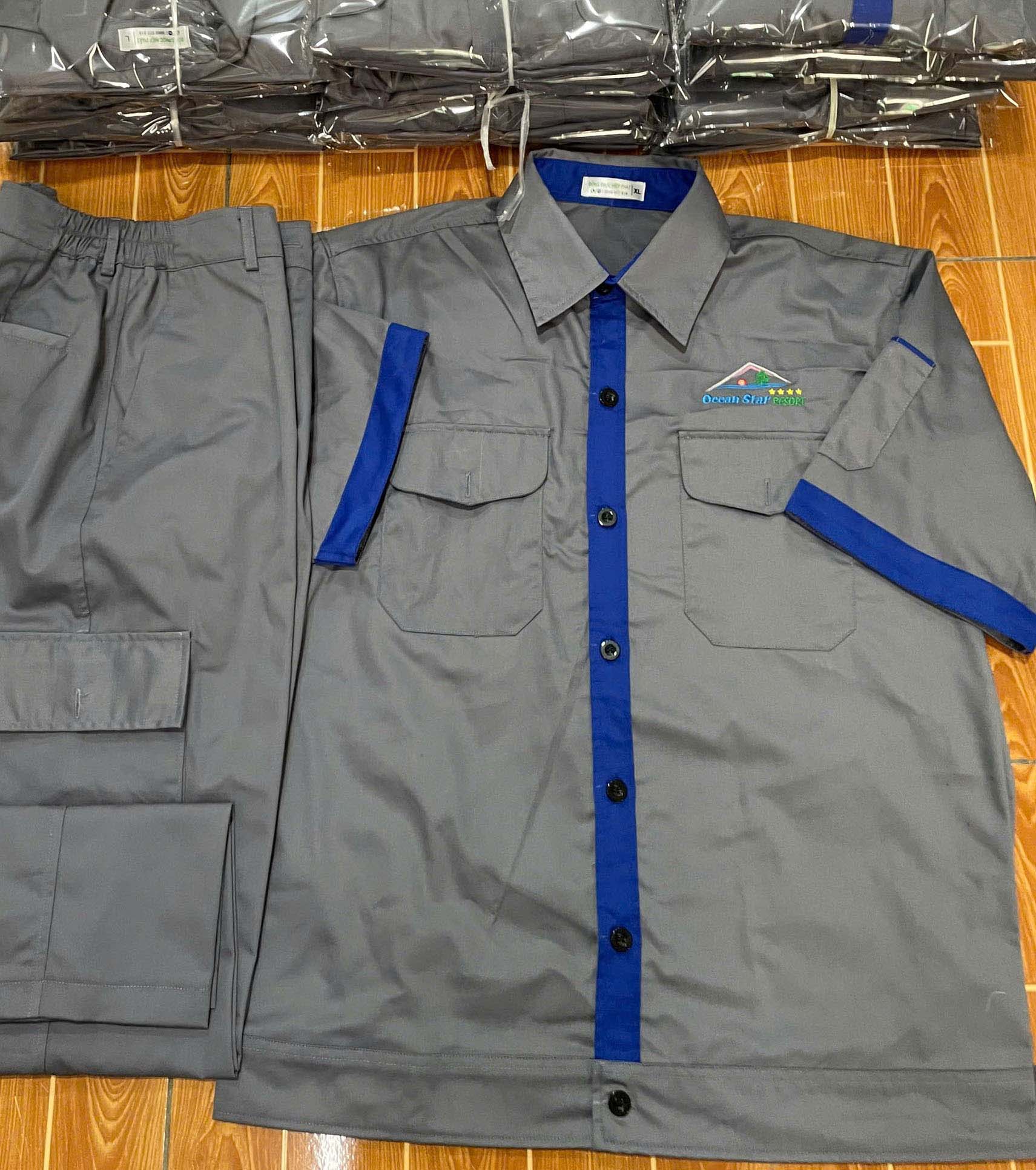 may đồng phục 