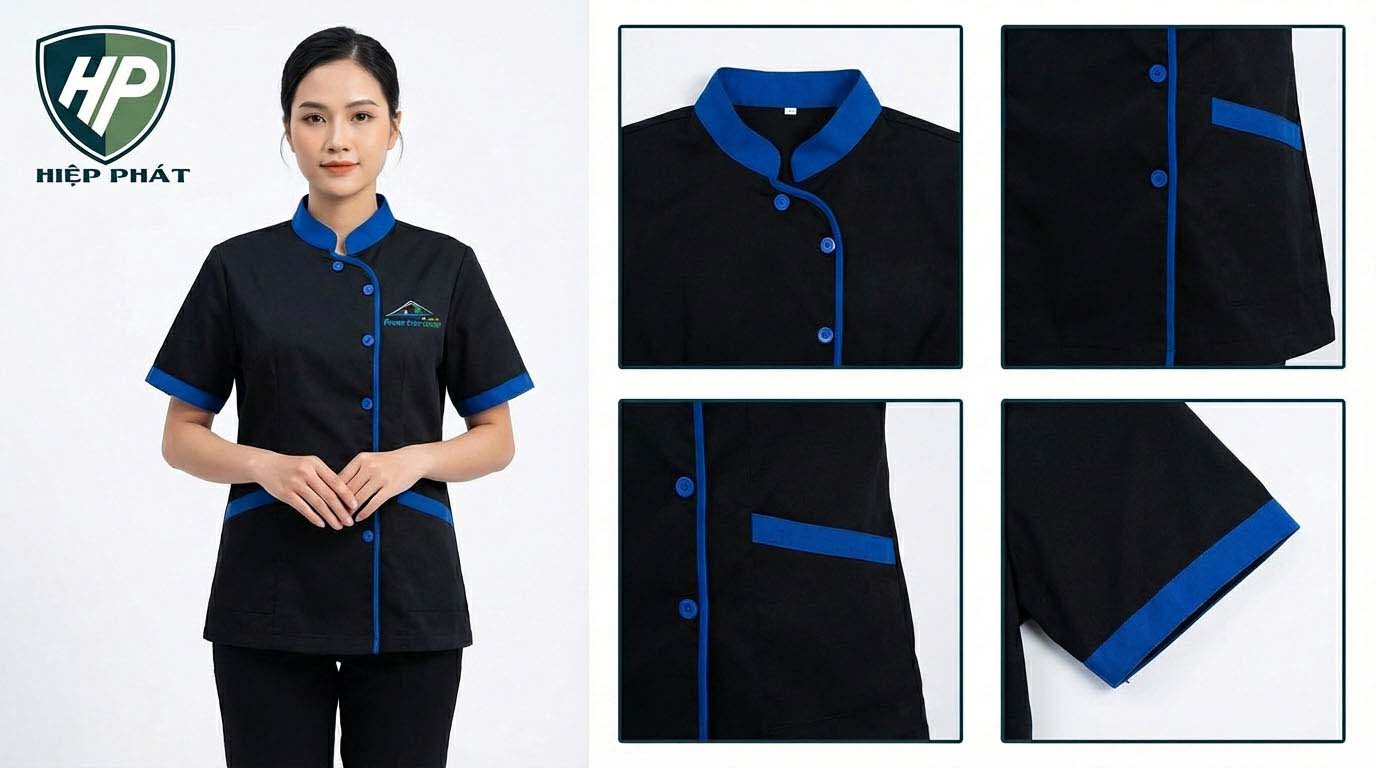 công đoạn may đồng phục