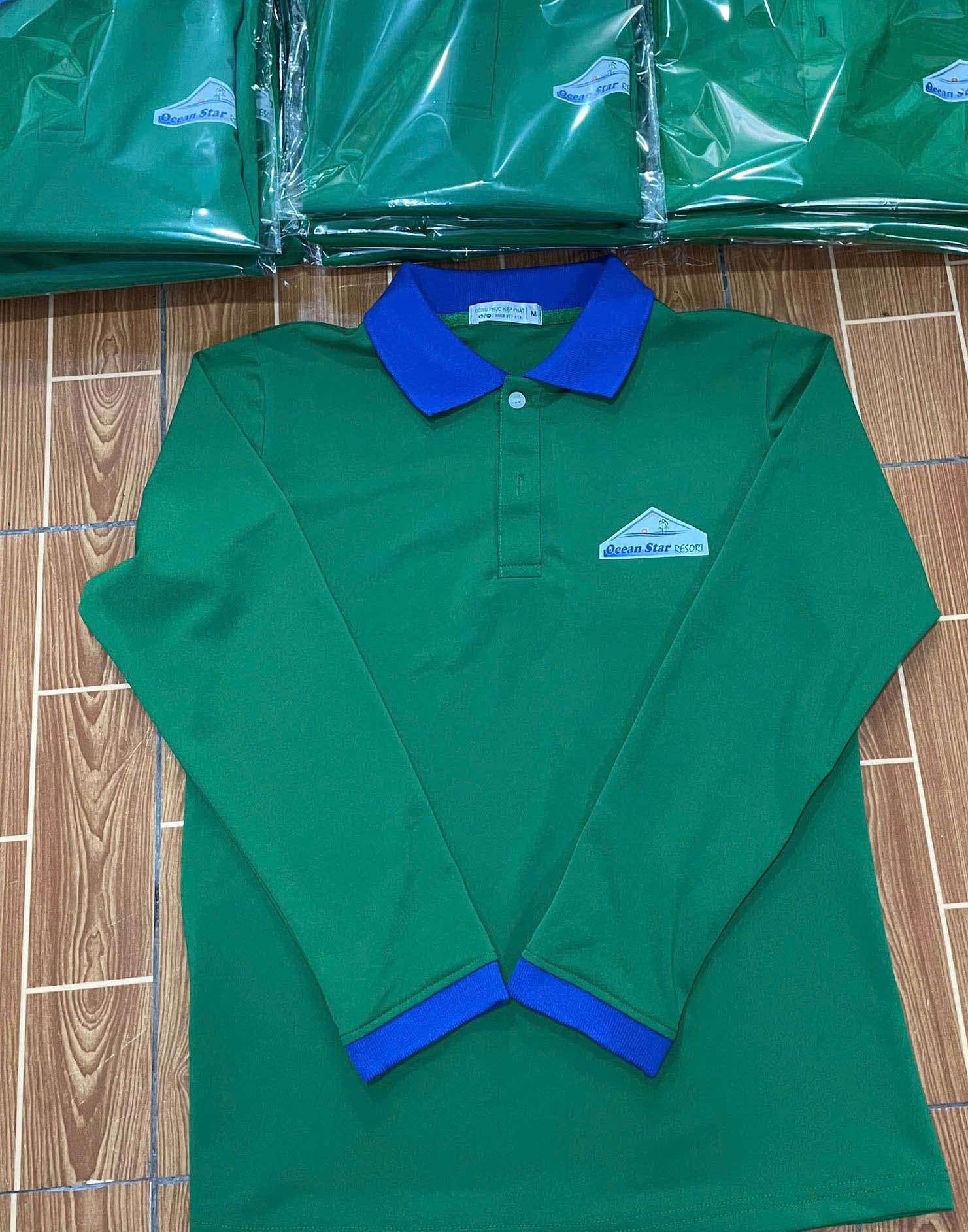 quy trình may áo thun đồng phục