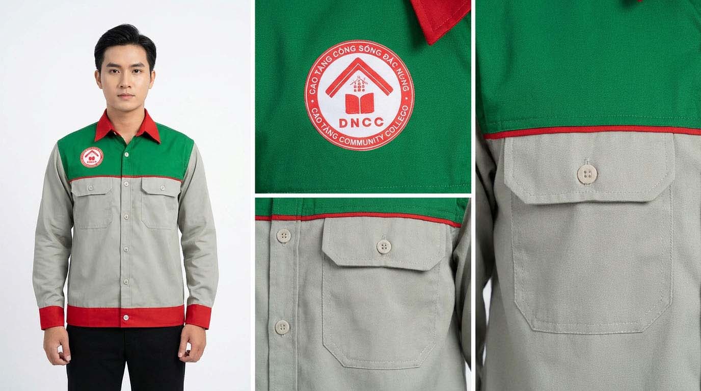 xưởng may đồng phục số lượng lớn